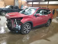 Salvage cars for sale at Ebensburg, PA auction: 2021 Subaru Forester Limited