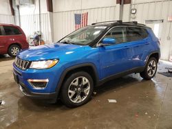 Jeep salvage cars for sale: 2018 Jeep Compass Limited