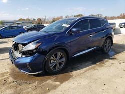 Nissan salvage cars for sale: 2022 Nissan Murano Platinum