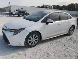 Salvage cars for sale from Copart New Braunfels, TX: 2020 Toyota Corolla LE