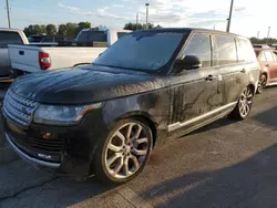 Salvage cars for sale at Riverview, FL auction: 2017 Land Rover Range Rover Supercharged