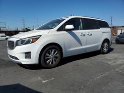 2016 KIA Sedona LX en venta en Wilmington, CA