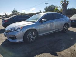 2016 Honda Accord LX en venta en San Martin, CA