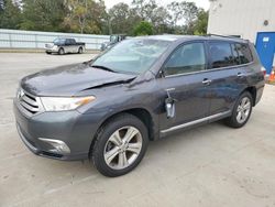 Salvage cars for sale at Augusta, GA auction: 2013 Toyota Highlander Limited