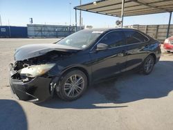 Salvage cars for sale from Copart Anthony, TX: 2016 Toyota Camry LE