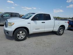 Salvage cars for sale at Houston, TX auction: 2007 Toyota Tundra Double Cab SR5