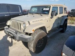 Jeep salvage cars for sale: 2017 Jeep Wrangler Unlimited Rubicon