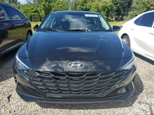 2023 Hyundai Elantra Blue