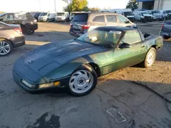 Salvage cars for sale at Woodhaven, MI auction: 1993 Chevrolet Corvette