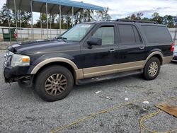 Salvage cars for sale at Spartanburg, SC auction: 2012 Ford Expedition EL XLT