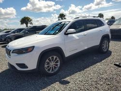 Flood-damaged cars for sale at auction: 2021 Jeep Cherokee Latitude LUX