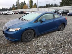 Vehiculos salvage en venta de Copart Graham, WA: 2013 Honda Civic LX