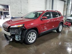 Salvage cars for sale at Ham Lake, MN auction: 2014 Jeep Cherokee Latitude