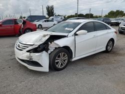 Salvage cars for sale from Copart Miami, FL: 2014 Hyundai Sonata GLS