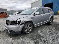 Salvage cars for sale at Elmsdale, NS auction: 2018 Dodge Journey Crossroad