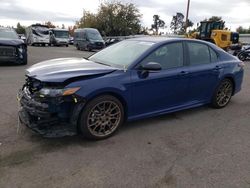 Salvage cars for sale at Woodburn, OR auction: 2024 Toyota Camry SE Night Shade