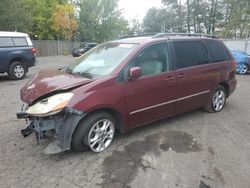 Salvage cars for sale from Copart Portland, OR: 2006 Toyota Sienna XLE