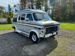 Salvage cars for sale at Ellwood City, PA auction: 1990 GMC Rally Wagon / Van G2500