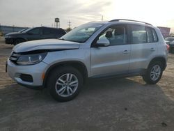 Salvage cars for sale at Chicago Heights, IL auction: 2016 Volkswagen Tiguan S