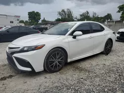 Toyota Camry salvage cars for sale: 2021 Toyota Camry SE