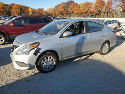 Salvage cars for sale at North Billerica, MA auction: 2018 Nissan Versa S