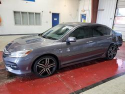 Salvage cars for sale at Angola, NY auction: 2017 Honda Accord Touring