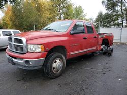 Dodge salvage cars for sale: 2005 Dodge RAM 3500 ST