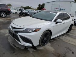 Salvage cars for sale at Sacramento, CA auction: 2021 Toyota Camry XSE