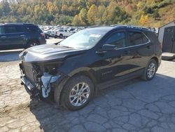 Salvage cars for sale at Hurricane, WV auction: 2021 Chevrolet Equinox LT