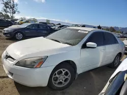 Salvage cars for sale at San Martin, CA auction: 2005 Honda Accord LX