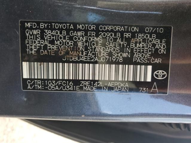 2010 Toyota Corolla Base