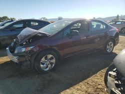 Honda salvage cars for sale: 2015 Honda Civic LX