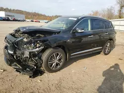 Salvage cars for sale at West Mifflin, PA auction: 2019 Infiniti QX60 Luxe