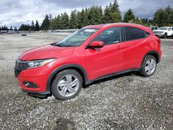 Salvage cars for sale at Graham, WA auction: 2019 Honda HR-V EX