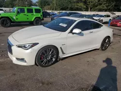 Infiniti salvage cars for sale: 2017 Infiniti Q60 RED Sport 400