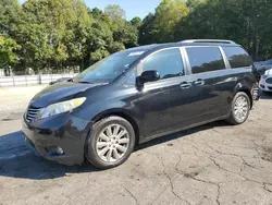 2012 Toyota Sienna XLE en venta en Austell, GA