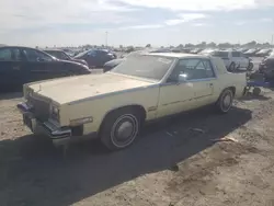 Salvage cars for sale at Sacramento, CA auction: 1982 Cadillac Eldorado