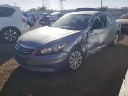 Salvage cars for sale at Elgin, IL auction: 2011 Honda Accord LX