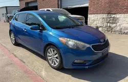 Salvage cars for sale at Grand Prairie, TX auction: 2015 KIA Forte EX