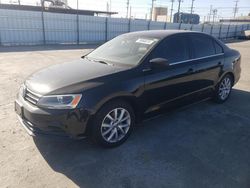 Salvage cars for sale at Sun Valley, CA auction: 2015 Volkswagen Jetta SE