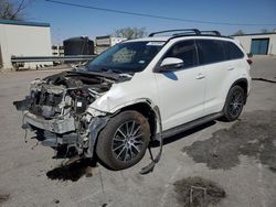 Salvage cars for sale from Copart Anthony, TX: 2017 Toyota Highlander SE