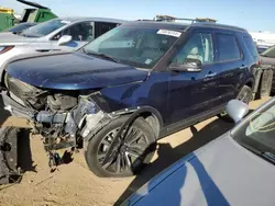 Salvage cars for sale at Brighton, CO auction: 2016 Ford Explorer Platinum