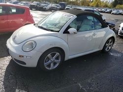 Volkswagen salvage cars for sale: 2007 Volkswagen New Beetle Triple White