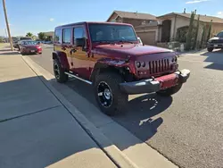 Jeep salvage cars for sale: 2014 Jeep Wrangler Unlimited Sport