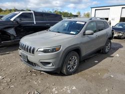 Salvage cars for sale at Duryea, PA auction: 2019 Jeep Cherokee Latitude Plus