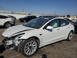 Salvage cars for sale at Van Nuys, CA auction: 2022 Tesla Model 3