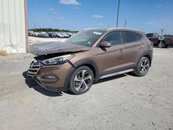 Salvage cars for sale at Temple, TX auction: 2017 Hyundai Tucson Limited