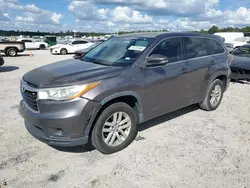 Salvage cars for sale from Copart Houston, TX: 2014 Toyota Highlander LE