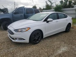 Salvage cars for sale at Arcadia, FL auction: 2018 Ford Fusion S