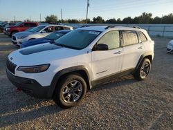 Jeep salvage cars for sale: 2019 Jeep Cherokee Trailhawk